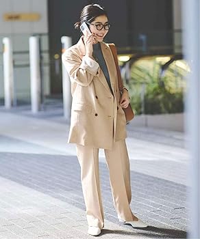 Amazon | [スローブイエナ] ウォッシャブルダブルブレストジャケット